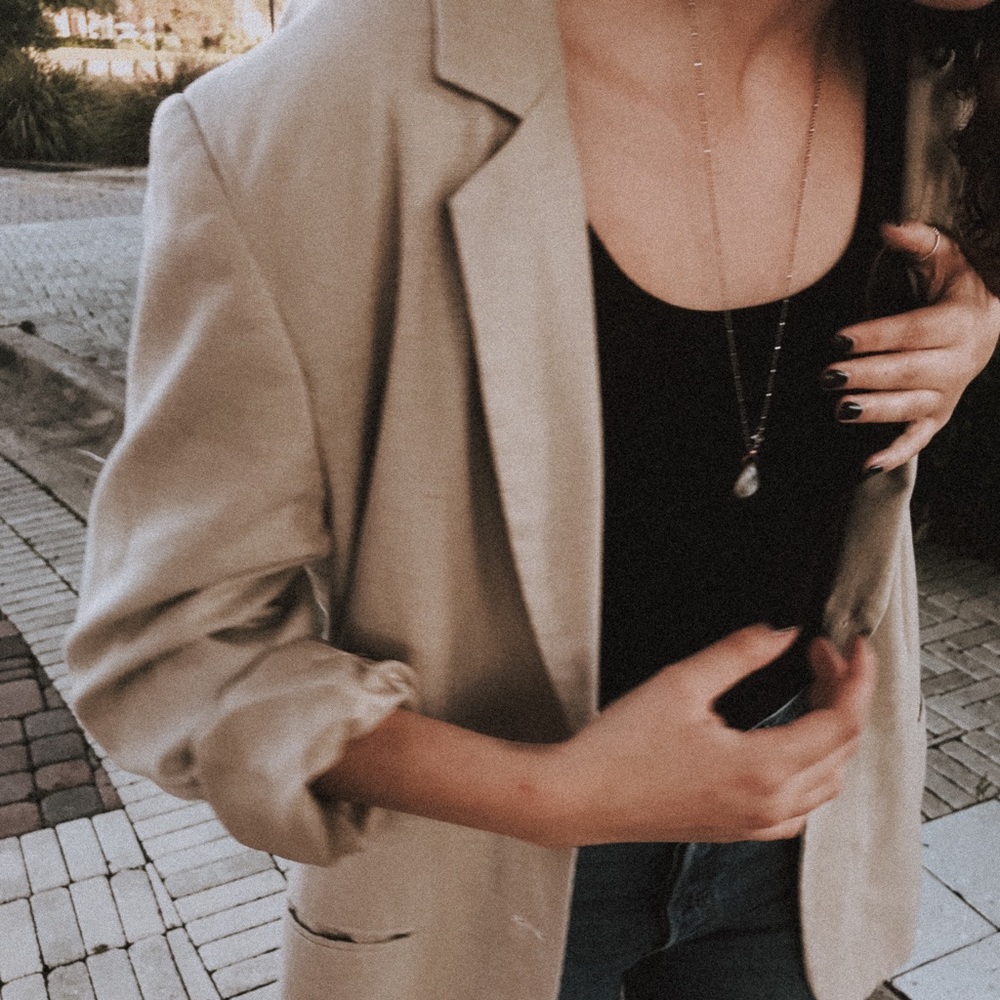 linen blazer